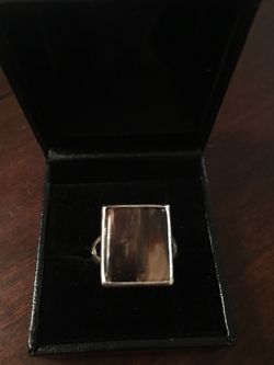 Silver ring size 8 with a real gem tiger eye gorgeous new