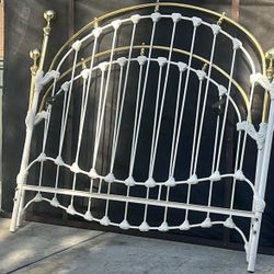 Full Vintage Iron Bed Frame 