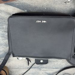 Nine West black leather purse