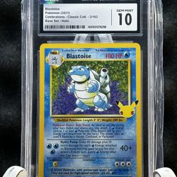 BLASTOISE CELEBRATIONS