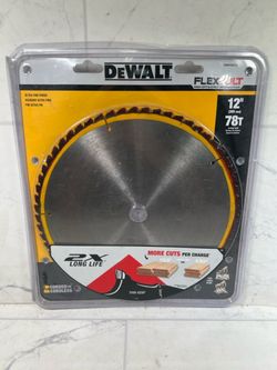 DeWalt FlexVolt 12" 78-Teeth Carbide-Tipped Miter Saw Blade (A1G007393)