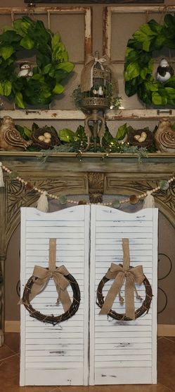 Repurposed Wooden Shutters!