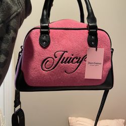 Juicy Couture Velour Pink Purse 