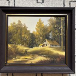 Vintage Landscape Painting 