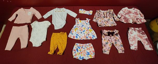 0-3 month girls clothing sets