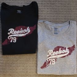 Set Of Reebok Short Sleeve T Shirts Sz Womens Large