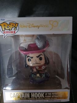 Walt Disney World 50 Captain Hook at the Peter Pan's Flight Attraction Funko Pop #109