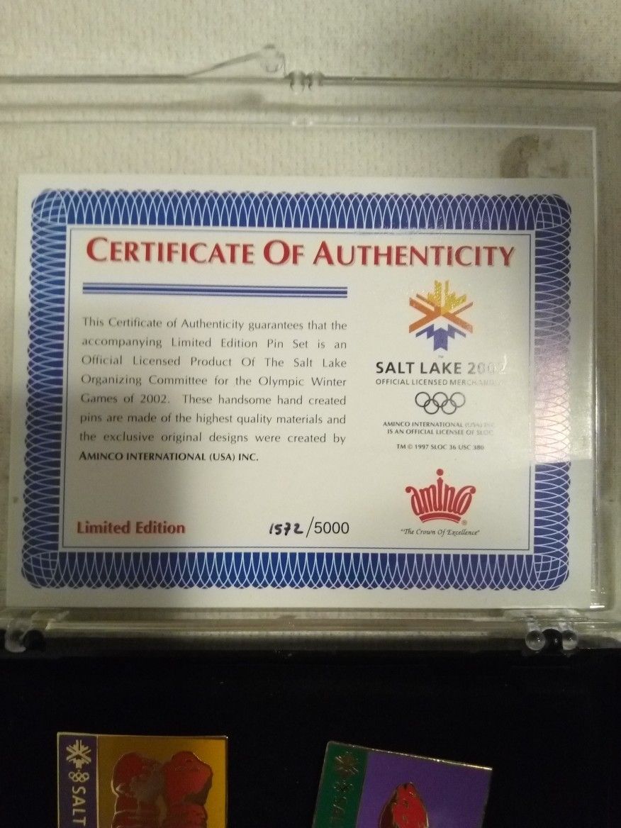 Utah Commemorative Pin Set