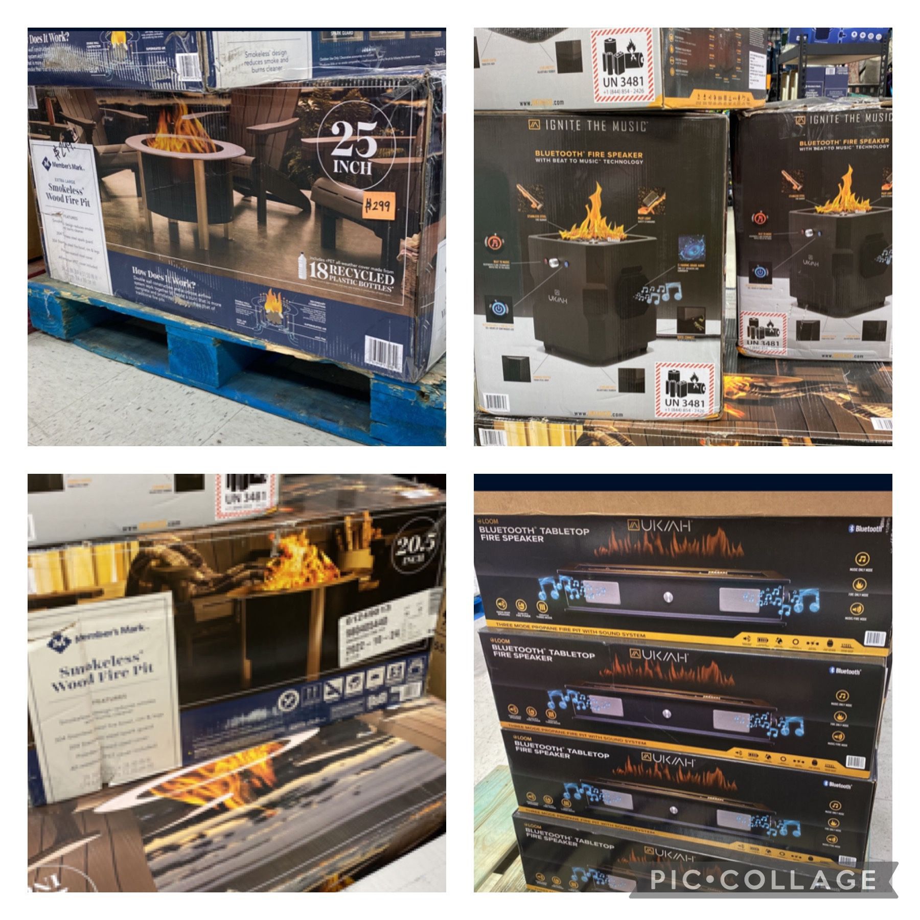 Ukiah Bluetooth Fire Speaker