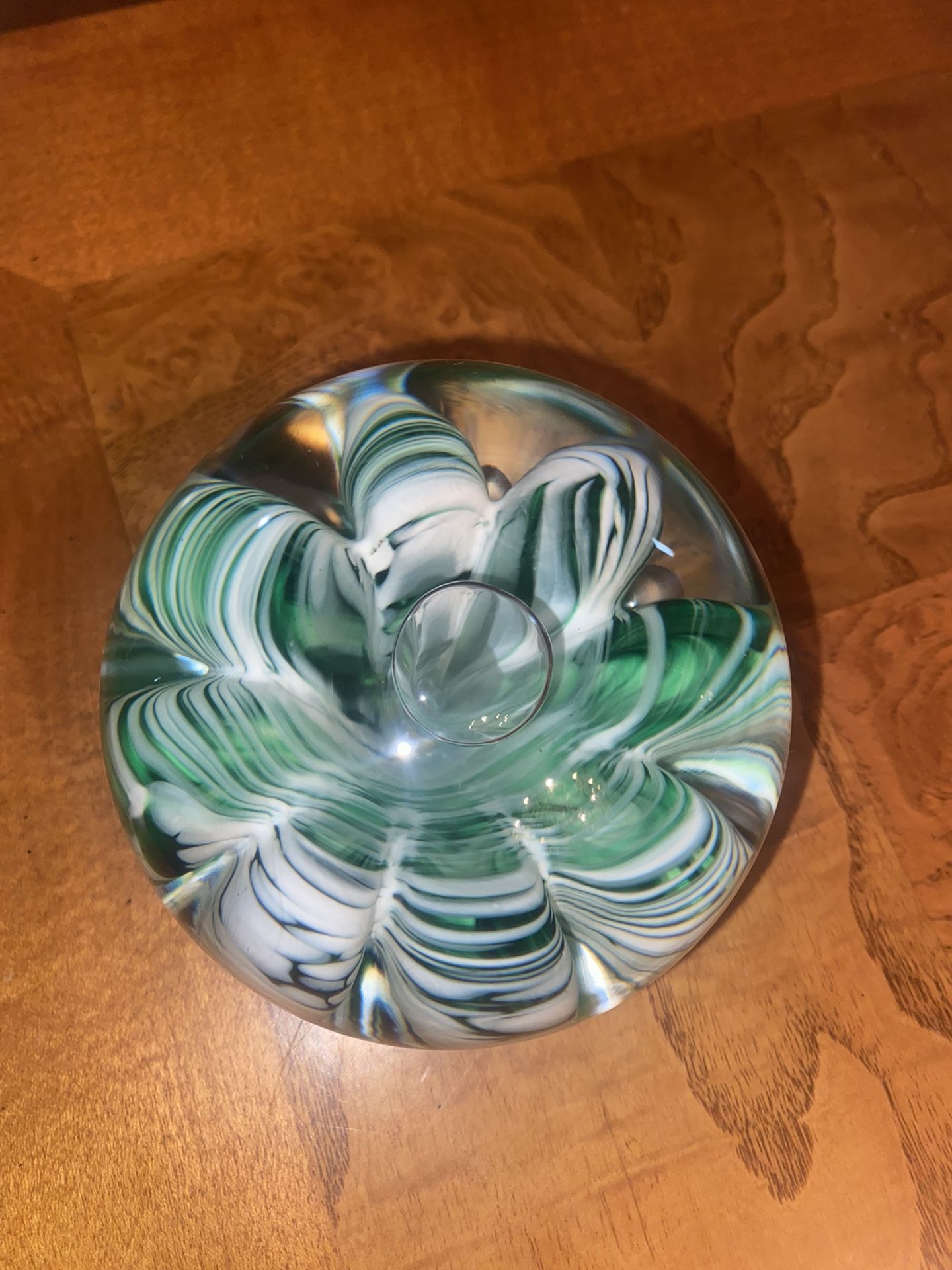 Vintage Joe St Clair Art Glass Paperweight