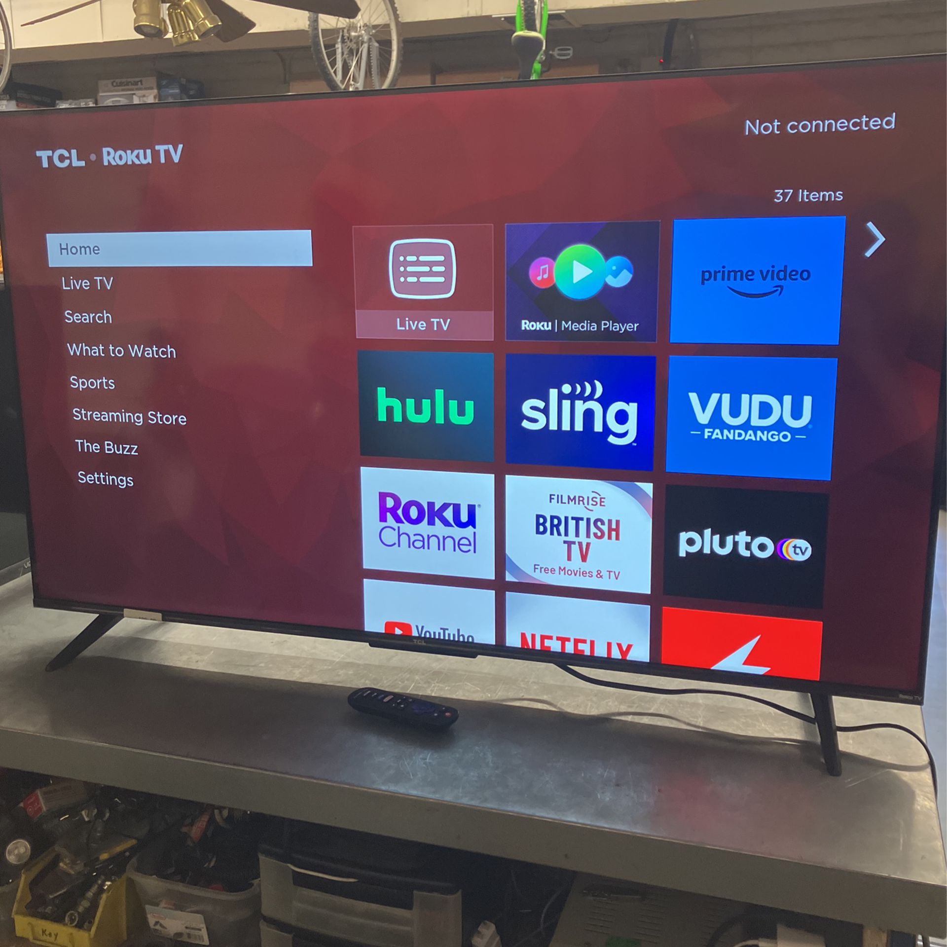TCL ROKU 50” 4K TV
