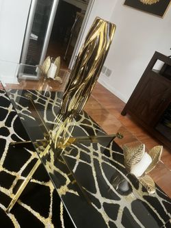 Gold glass and tables and more