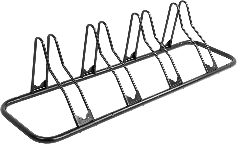 CyclingDeal Bike Rack Floor Parking Bike Stand for up to 4 Bicycles | Garage Storage, NEW