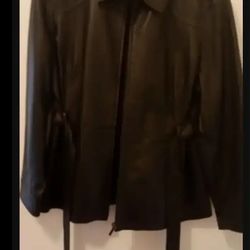 PETITE XL LEATHER JACKET....... CHECK OUT MY PAGE FOR MORE ITEMS