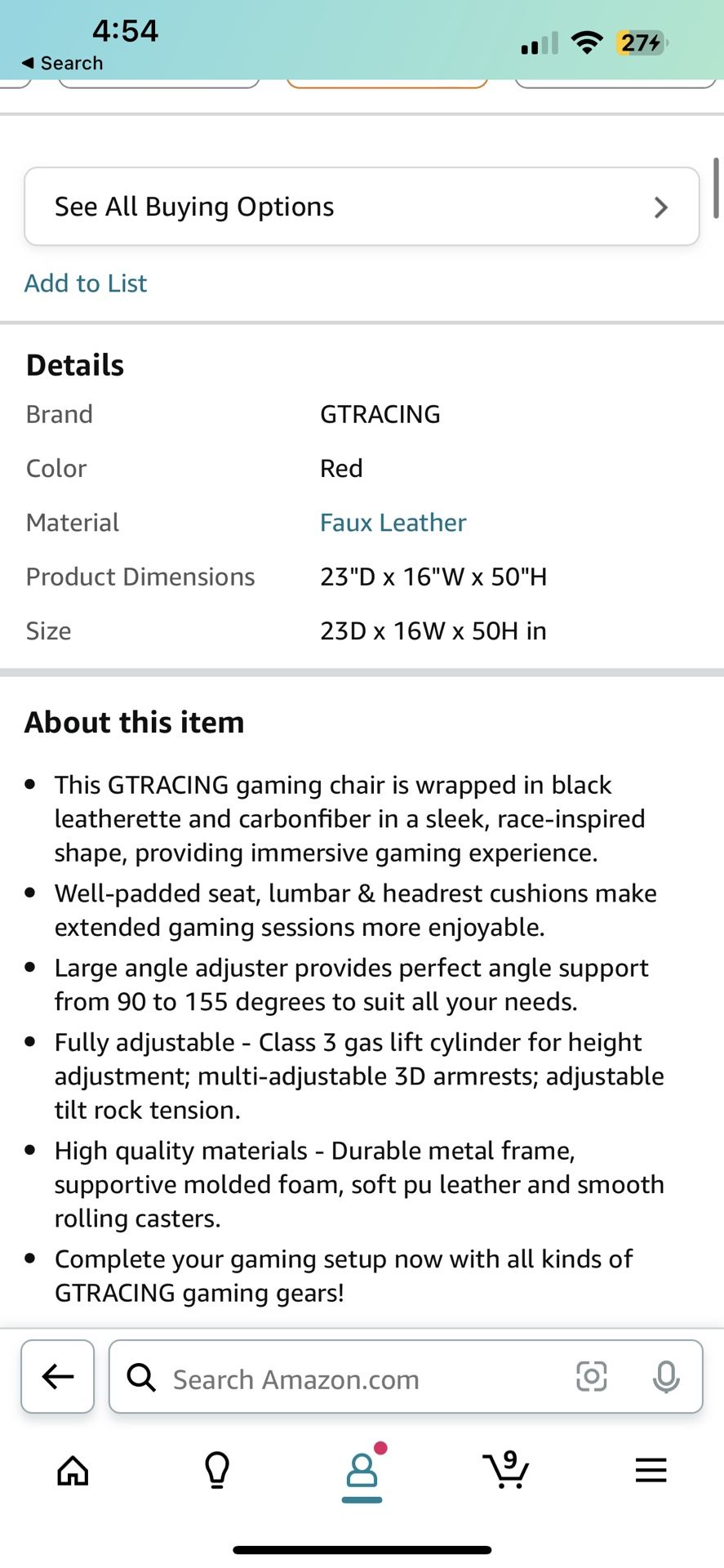 GTRACING Gaming Chair for Sale in San Diego, CA OfferUp