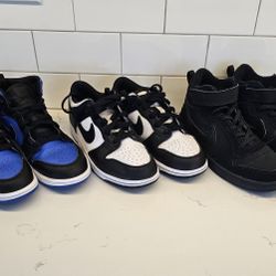 Nike Jordan and Dunks Size 2