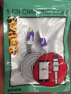 Emoji iPhone charger cable