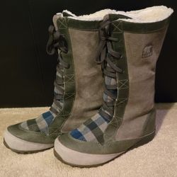 Sorel Tall Brown Winter Boot Women's Size 8