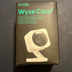 Wyze Cam V4 White Indoor/outdoor