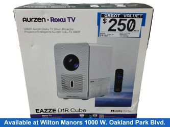 Aurzen Eazze D1r Cube White Home Media Projector