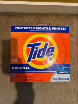 Tide powder detergent