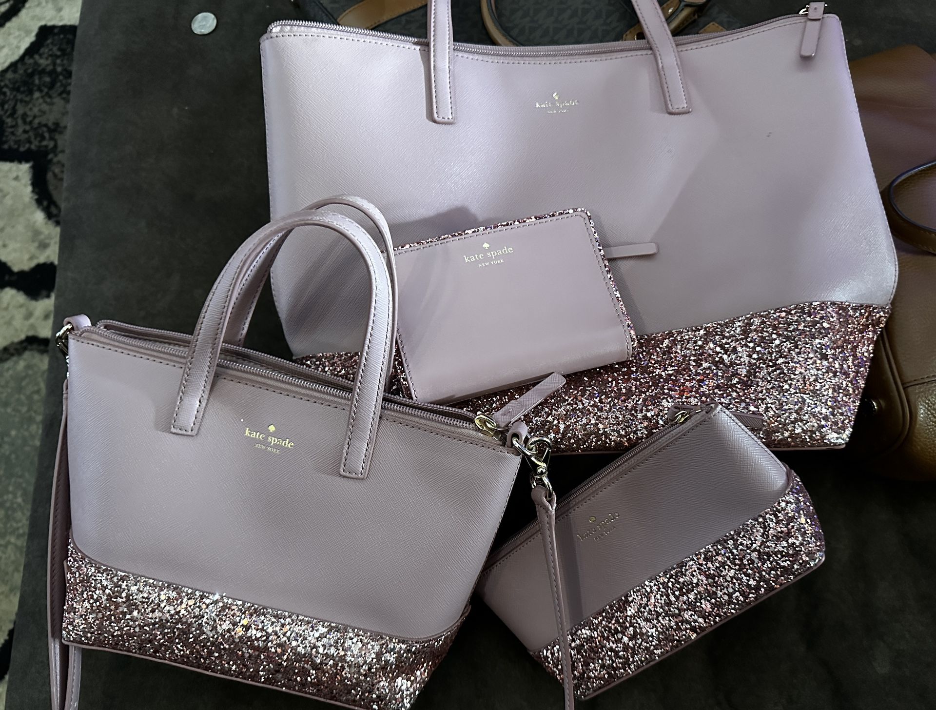 Kate Spade Tote, Purse, Cosmetic Bag, And Wallet