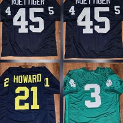 STITCHED COLLEGE JERSEYS!
