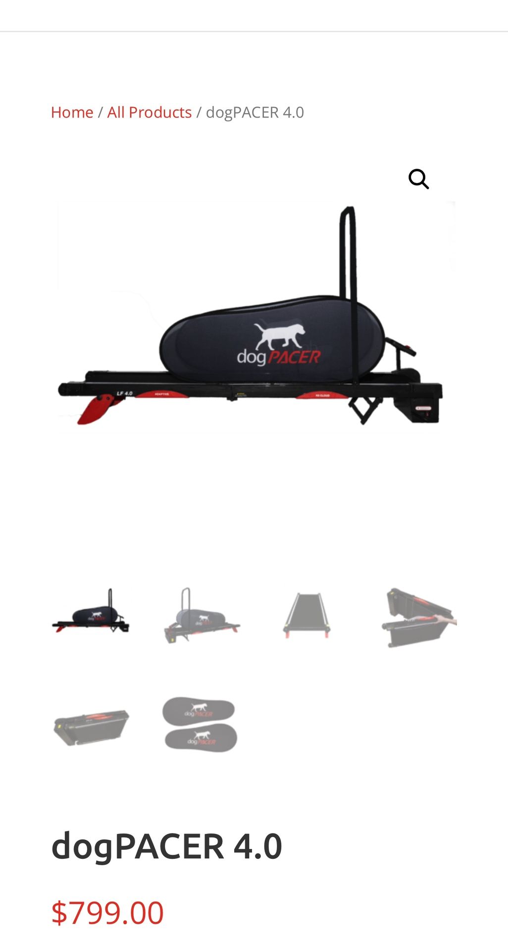 Dog Pacer Dog Treadmill