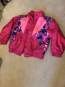 Snowboarding Jacket - Pink 80s Vintage