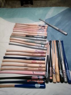 Baseball mini bat collection