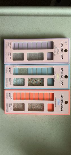 Gel nail strips