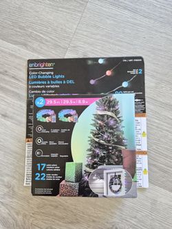 Enbrighten LED Color Changing Bubble Lights 2 Sets 90 Lights per Set Holiday NIB