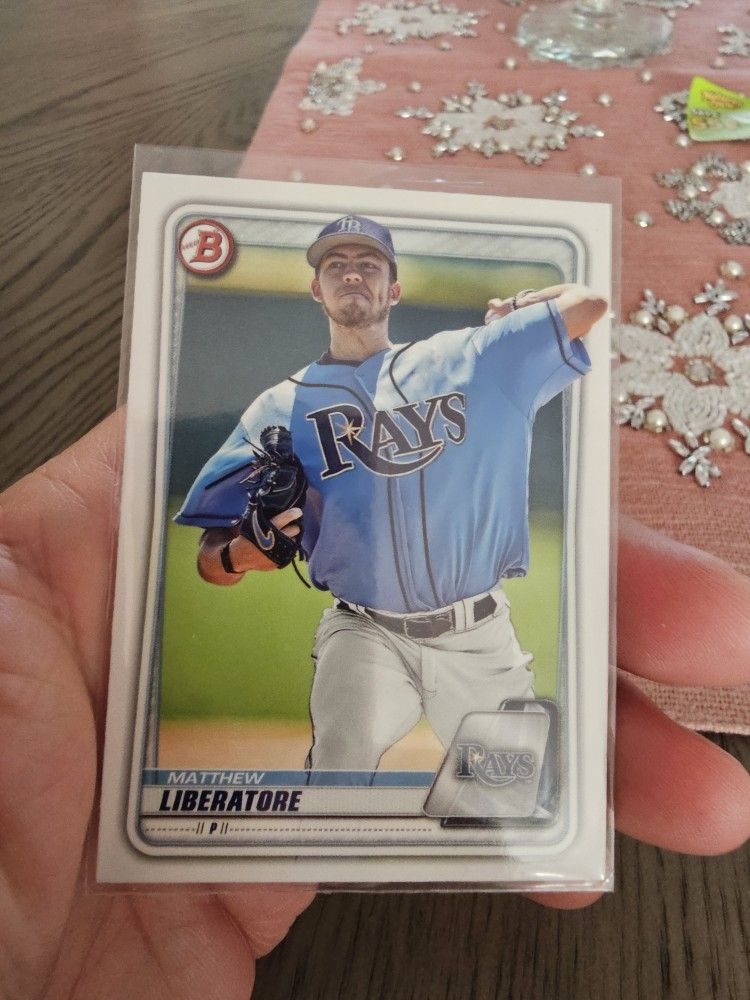 St.Louis Cardinals Matthew Libertore '20 Bowman Prospects Rookie Baseball Card