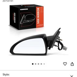 A-Premium Left Driver Side Power Door Mirror - Compatible with Chevrolet Impala 2006-2013, Impala Limited 2014-2016 - Non-Heated, Non-Folding, Black -