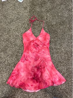 Pink lilys dress