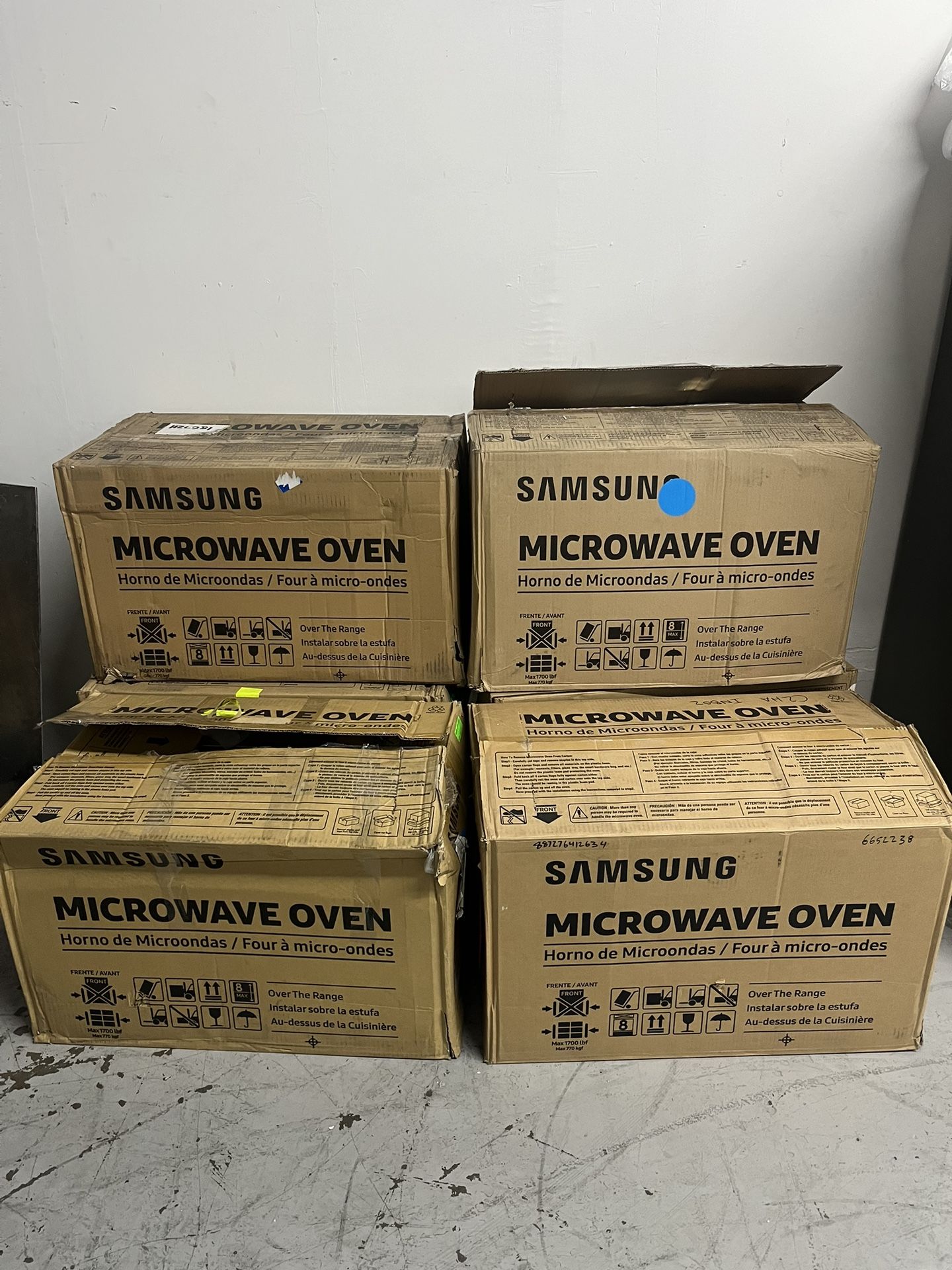(New) Samsung Microwaves, Silver, Black, Bespoke Blue & Smart Microwaves.