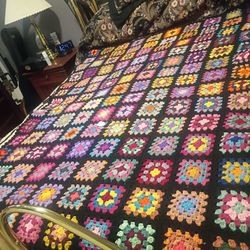 Croched blanket. Beautiful