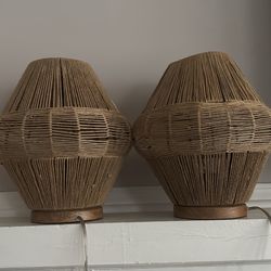 Rattan Lamps 