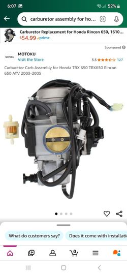 Carburetor Assembly Honda TRX