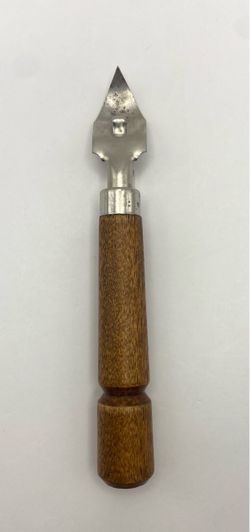 Vintage BONNY Brand USA Wood and Metal Can and Bottle Opener 50’s - 70’s