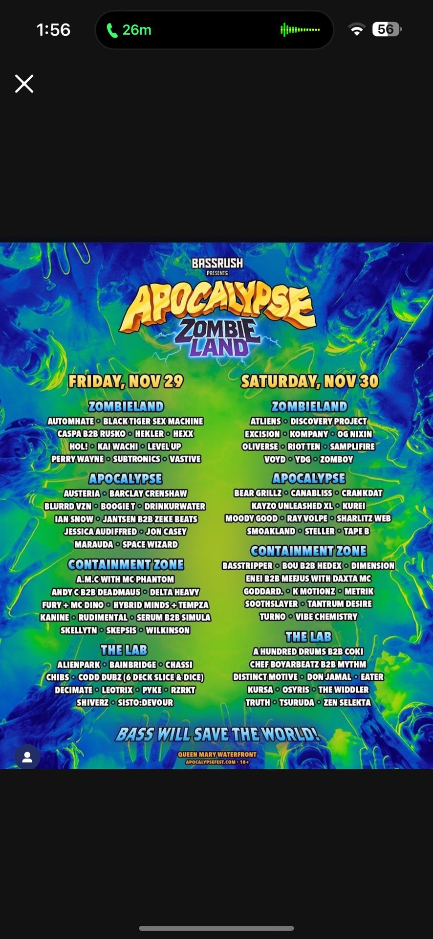 Apocalypse Ticket