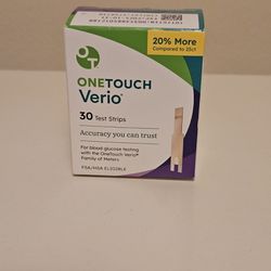 New Onetouch Verio Test Strips Expires 10-31-2025