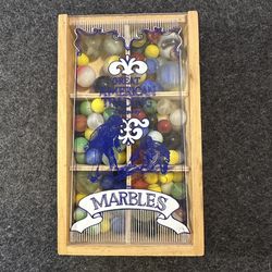 Marbles In Wooden Box - Great American Trading Company