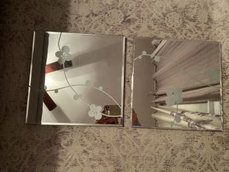 Set of Two Decorative Mirrors