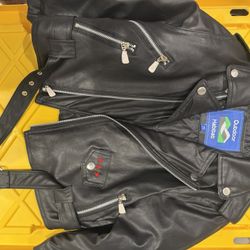 OUTDOOR HÁBITAT Kids  Biker Jacket Faux Leather