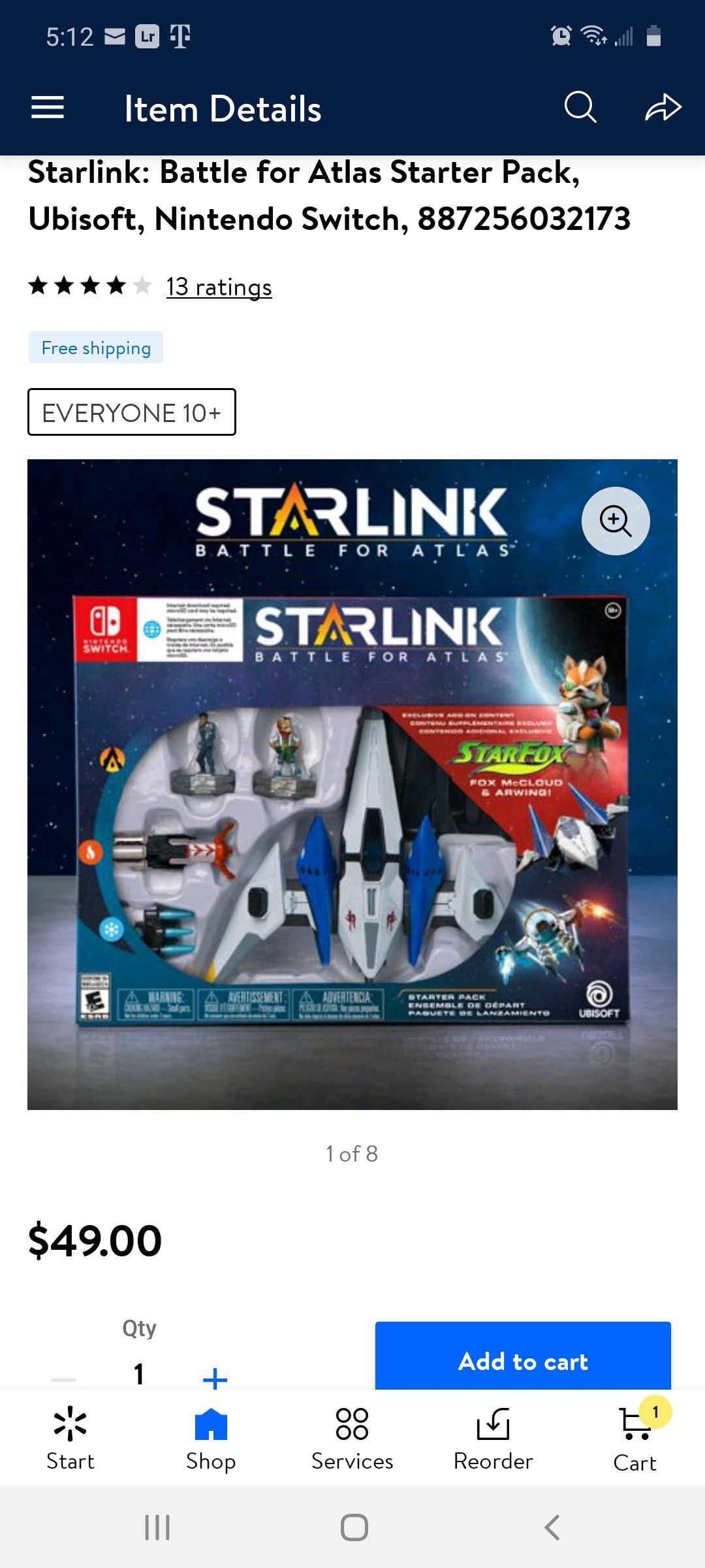 Starlink Nintendo Switch