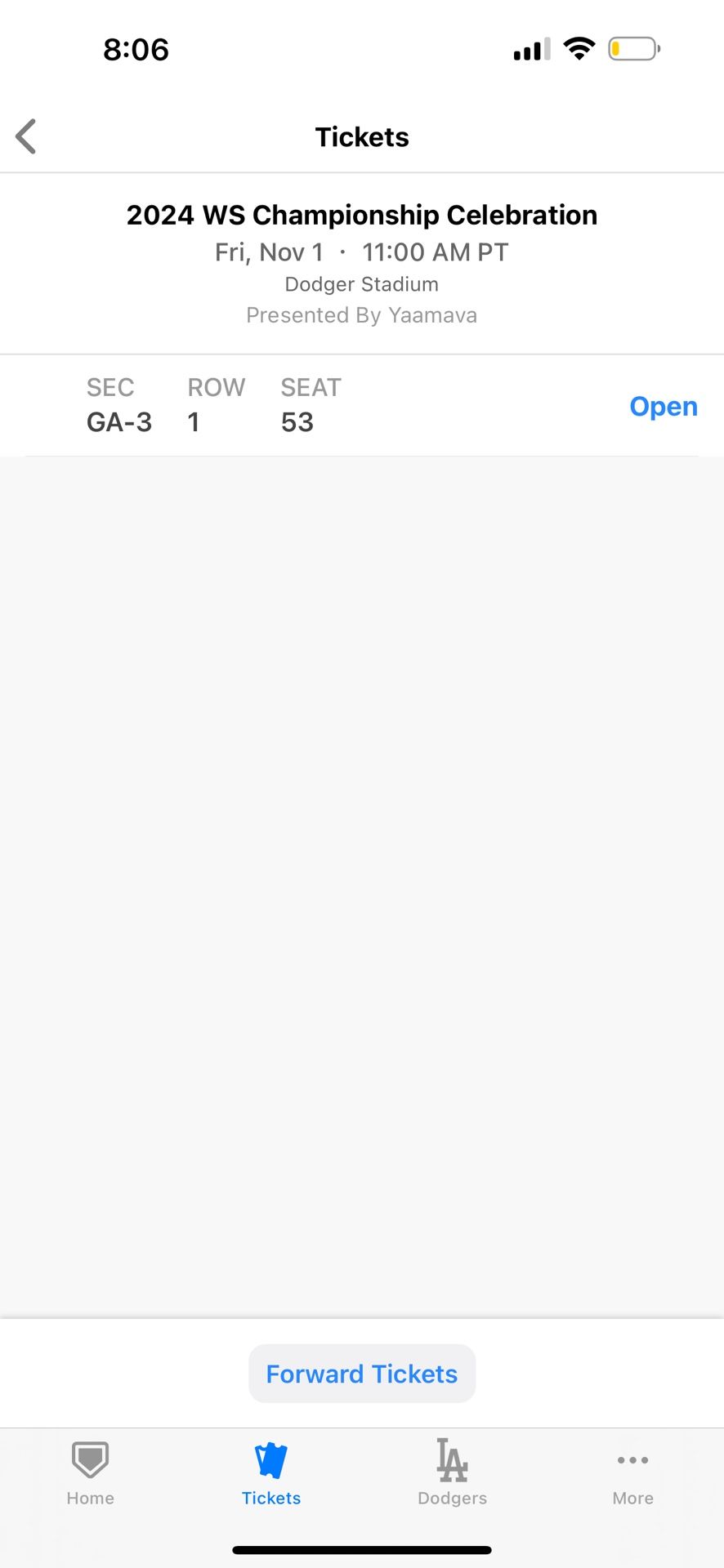 Dodgers Stadium Parking