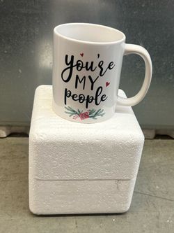 Up to five women “YOU’RE MY PEOPLE” Personalized CHRISTMAS Holiday CERAMIC Coffee MUG 👀 (please read description)
