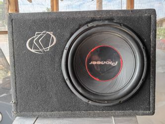 12 in pioneer  sub buffer