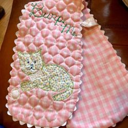 Vintage Burp cloth 